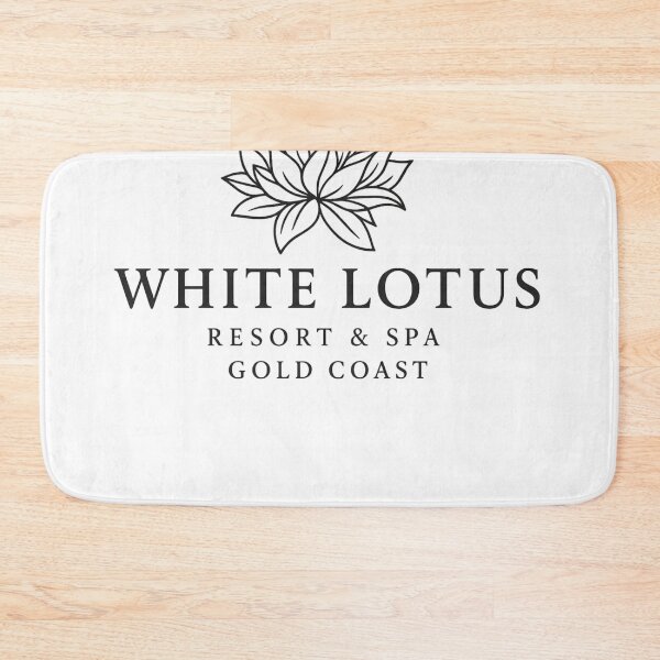 Item preview, White Lotus Resort And Spa Australia Gold Coast Logo designed and sold by Places On Earth.