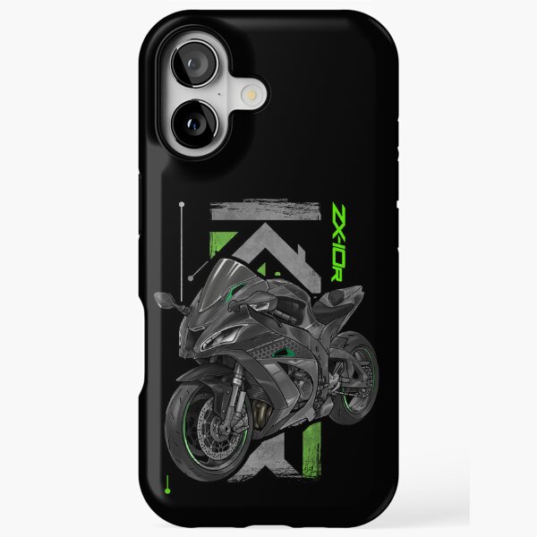 スマホケース Designed Tough Case For iPhone inspired by Kawasaki Ninja ZX-10R