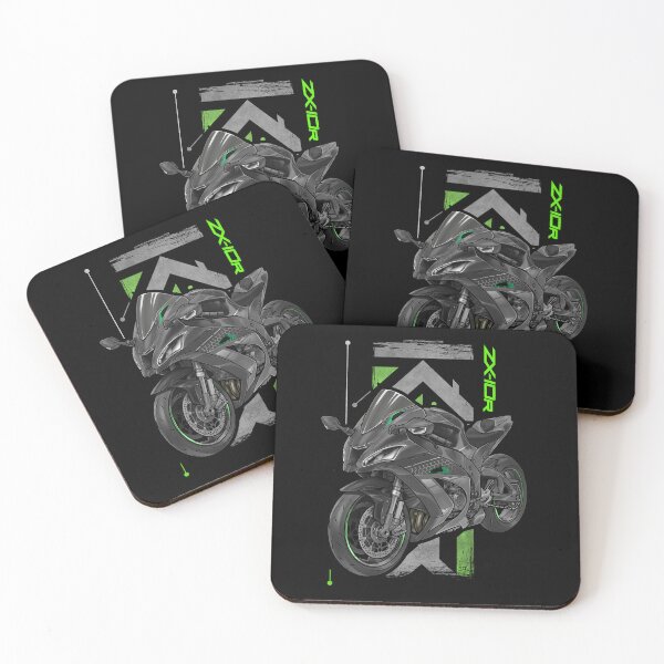 Item preview, Kawasaki Ninja ZX-10R 2018 (Metallic Flat Spark Black & Metallic Matt Graphite Grey) for Motorcycle Riders designed and sold by MotoApparelHub.