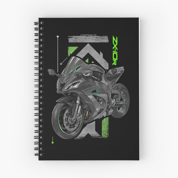 Item preview, Kawasaki Ninja ZX-10R 2018 (Metallic Flat Spark Black & Metallic Matt Graphite Grey) for Motorcycle Riders designed and sold by MotoApparelHub.