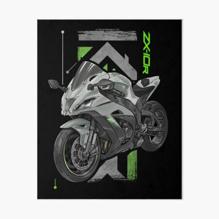 Kawasaki Zx10r Art Board Prints for Sale | Redbubble