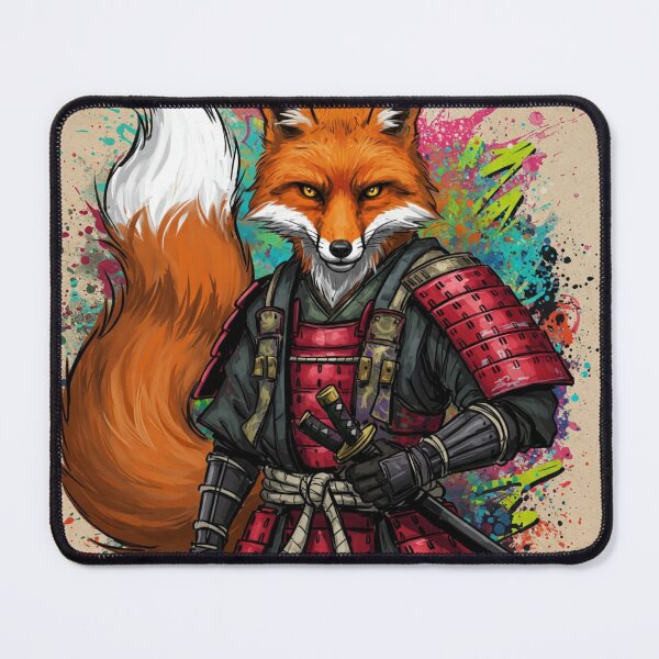 Item preview, Red fox samurai  designed and sold by AndyJazz.