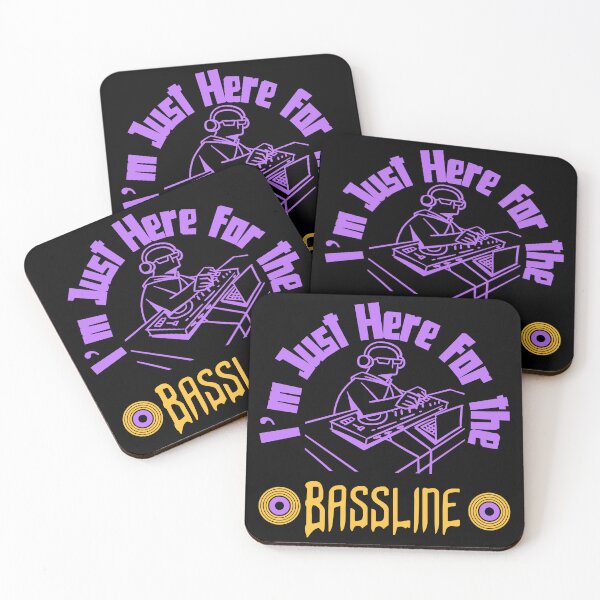 Item preview, Bassline Vibes Unisex Hoodie - I'm Just Here for the Bassline - Festival Music designed and sold by UsandCoDesigns.