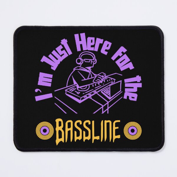 Item preview, Bassline Vibes Unisex Hoodie - I'm Just Here for the Bassline - Festival Music designed and sold by UsandCoDesigns.