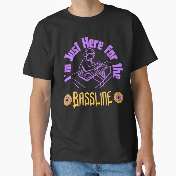 Item preview, Bassline Vibes Unisex Hoodie - I'm Just Here for the Bassline - Festival Music designed and sold by UsandCoDesigns.