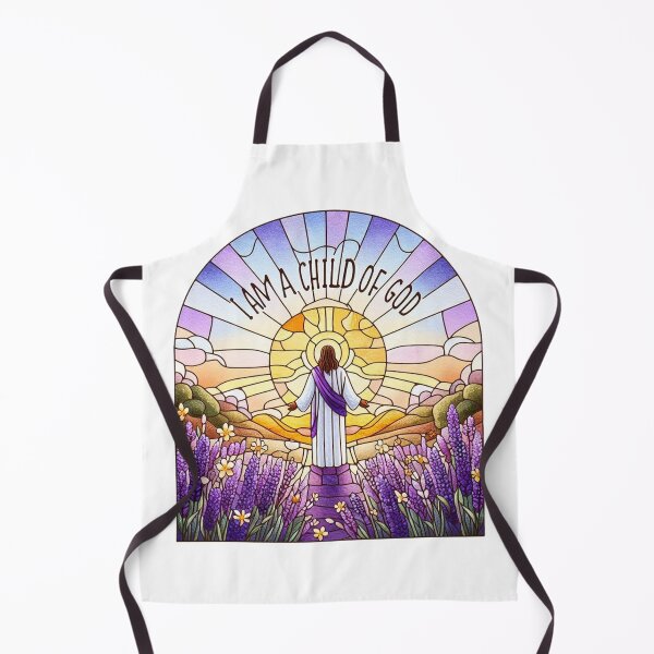 Item preview, Jeusus A Round Purple Flower Stained Glass designed and sold by ryanapples2.
