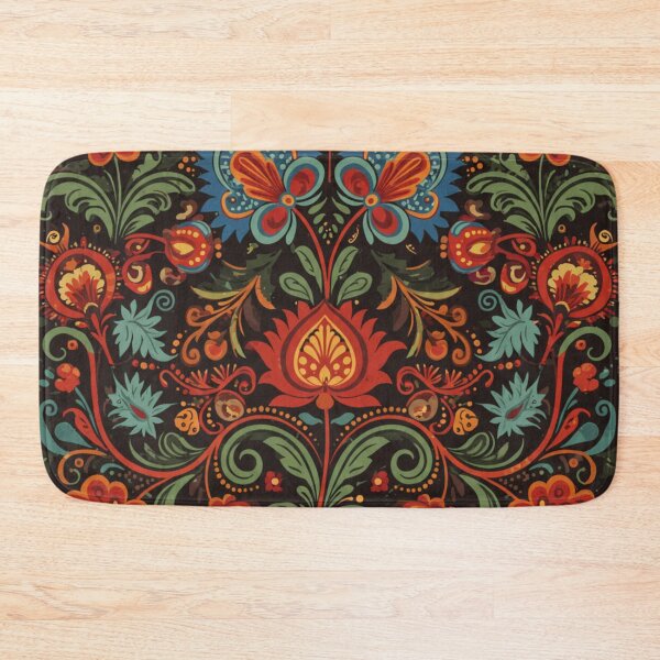 Item preview, Colorful Slavic Floral Embroidery Pattern - Traditional Folk Art Design designed and sold by SlavicFolk.