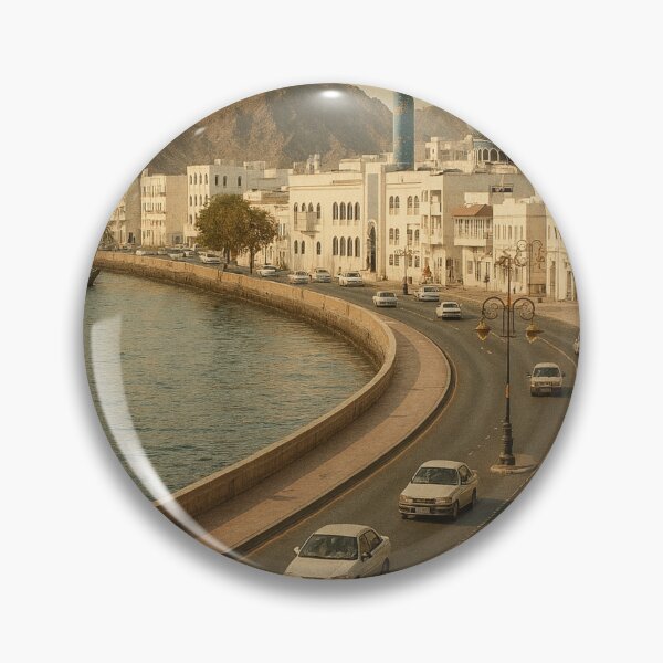 Item preview, Muttrah Corniche Muscat – Coastal Drive and Blue Minaret designed and sold by Places On Earth.