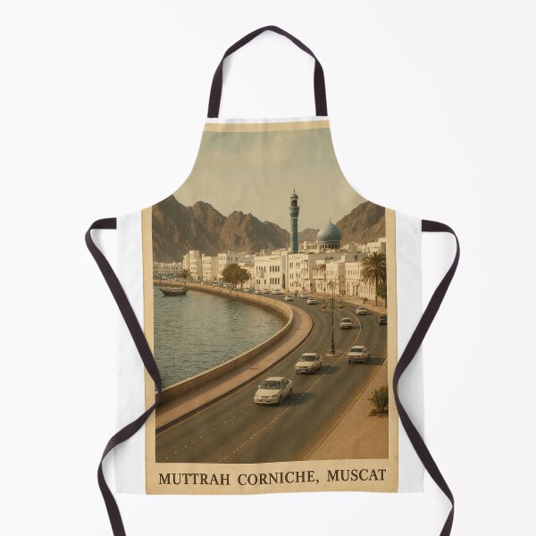 Item preview, Muttrah Corniche Muscat – Coastal Drive and Blue Minaret designed and sold by Places On Earth.