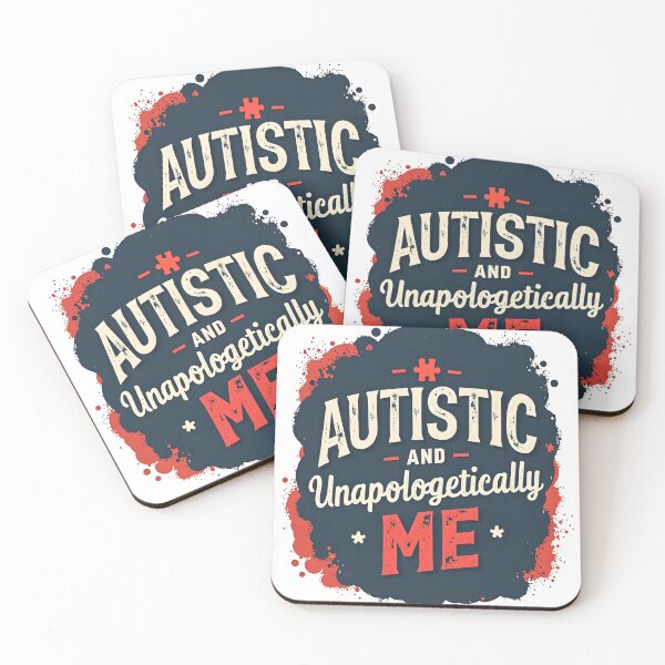 Item preview, Autistic and Unapologetically Me Logo designed and sold by NoIdeaReally.