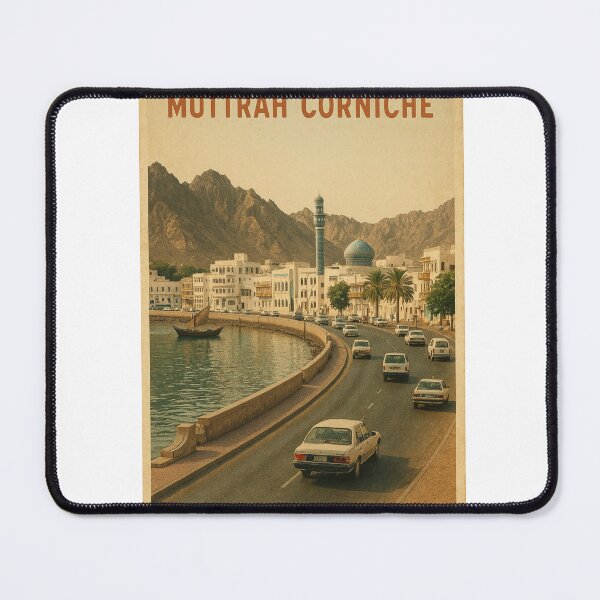 Item preview, Muttrah Corniche Oman – Historic Waterfront and Gulf Road designed and sold by Places On Earth.