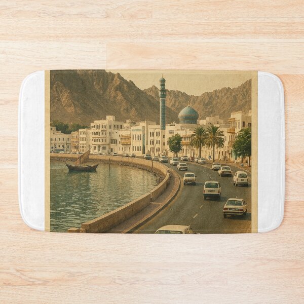 Item preview, Muttrah Corniche Oman – Historic Waterfront and Gulf Road designed and sold by Places On Earth.