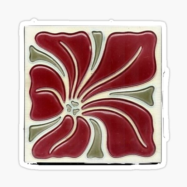 Item preview, Boho Flower Accent Tile designed and sold by Palace  Seven.