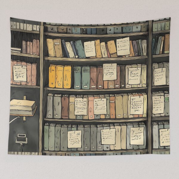 Item preview, Bookworm Art: Handwritten Library Catalog designed and sold by bapupa.