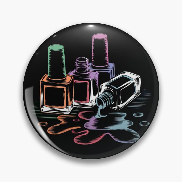 Item preview, Nail Polish Colorful Bottles designed and sold by MadCatPrints.