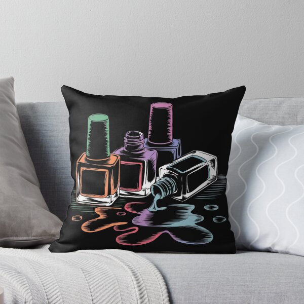 Item preview, Nail Polish Colorful Bottles designed and sold by MadCatPrints.