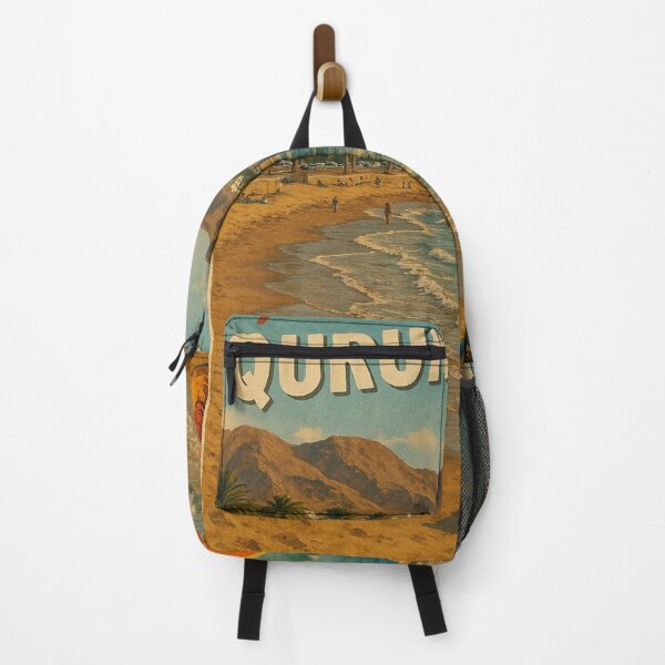 Item preview, Qurum Beach Muscat – Coastal Mountains and Palm Beach designed and sold by Places On Earth.