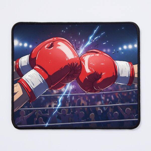 Item preview, Fight Zone: Dynamic Anime Boxing Match Illustration designed and sold by Simple_Lines2025.