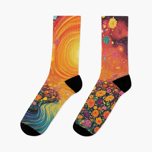 Item preview, Groovy Psychedelic Trippy Hippy Sunlight Illustration Art  designed and sold by GrinGalore.