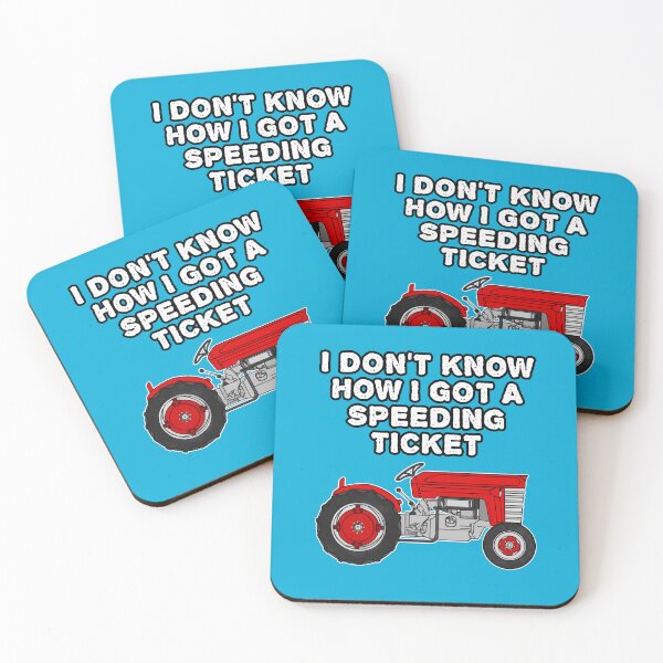 Item preview, Vintage Tractor, Speeding Ticket, Farmer Funny designed and sold by doodlerob.