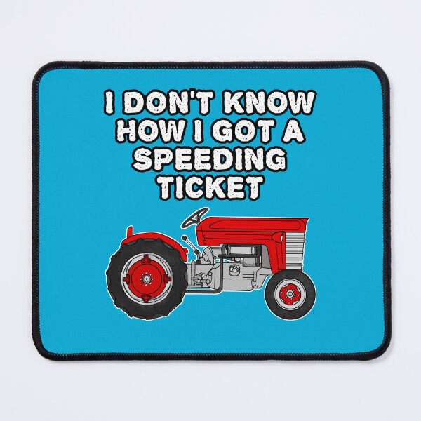 Item preview, Vintage Tractor, Speeding Ticket, Farmer Funny designed and sold by doodlerob.