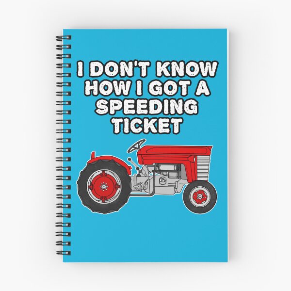 Item preview, Vintage Tractor, Speeding Ticket, Farmer Funny designed and sold by doodlerob.