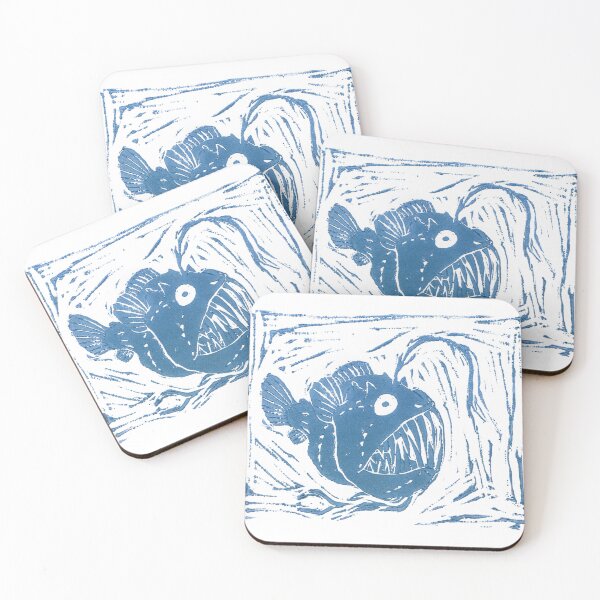 Item preview, Angler Fish Blue designed and sold by FyreLyte.