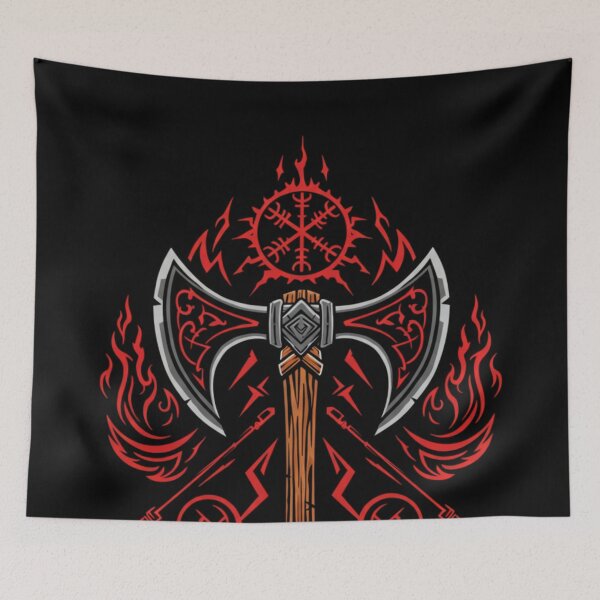 Item preview, Perun's Axe with Slavic Pagan Symbols designed and sold by SlavicFolk.