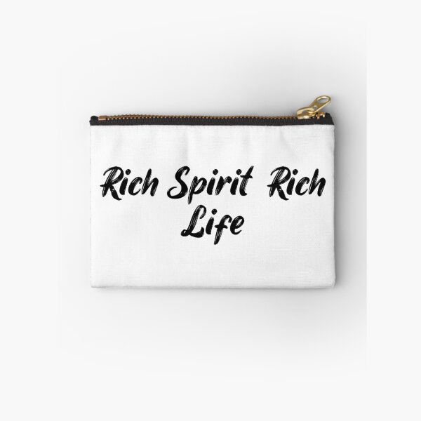 Item preview, Rich Spirit, Rich Life designed and sold by Ninjacatoff.