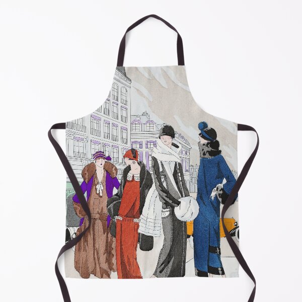 Item preview, Vintage 1920s Fashionable Flappers In The City Print  designed and sold by Meliara Prints.