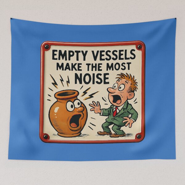 Item preview, Empty vessels make the most noise – Humorous wisdom designed and sold by Girih.