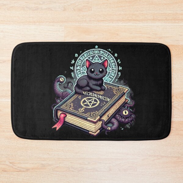 Item preview, Occult Cat on Frobidden Tome designed and sold by PixCthulhu.