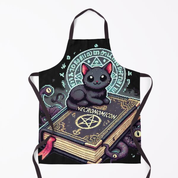Item preview, Occult Cat on Frobidden Tome designed and sold by PixCthulhu.