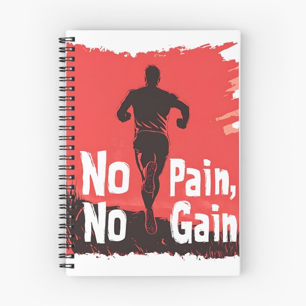 Item preview, No Pain, No Gain Motivational Runner Design designed and sold by ArtPetrenko90.