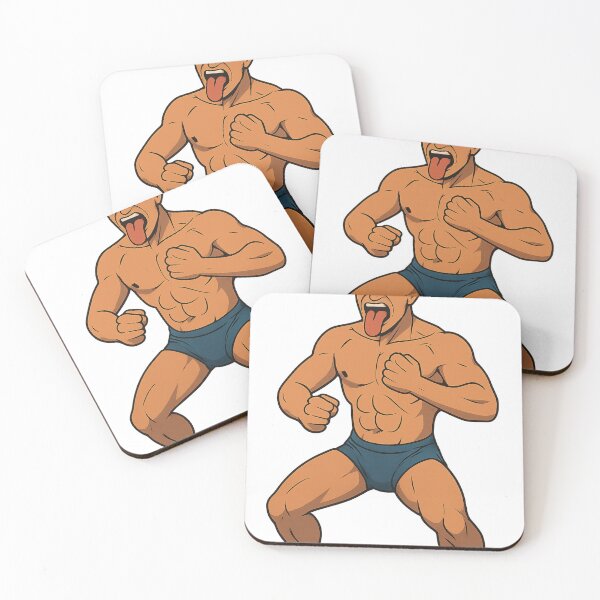 Item preview, Maori Haka Character – Fierce Tongue-Out Warrior Pose designed and sold by Places On Earth.
