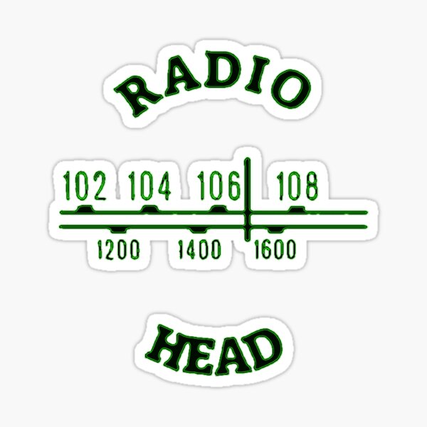 Artikel-Vorschau von Radio Head Grünes Leuchten, designt und verkauft von JOSIALOGAN.