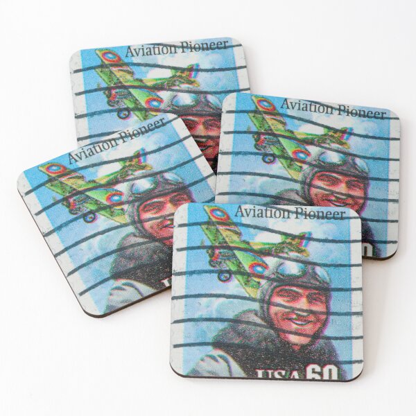Item preview,  Aviation pioneer Eddie Rickenbecker on a usa stamp circa 1995 designed and sold by Photopat.