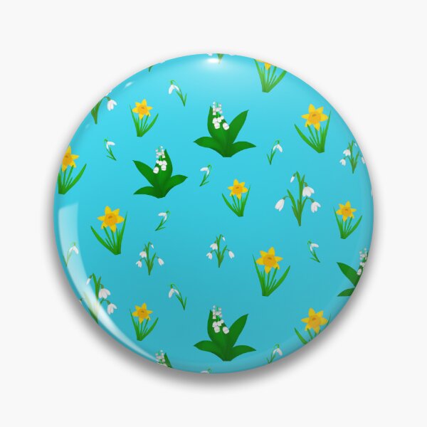 Item preview, Spring Blossom Floral Pattern – Daffodil, Snowdrop & Lily of the Valley Design designed and sold by Maya Draws Magic.