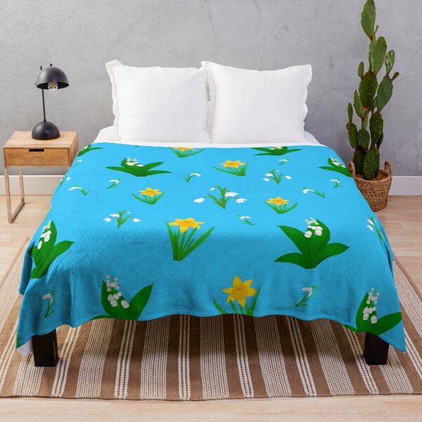 Item preview, Spring Blossom Floral Pattern – Daffodil, Snowdrop & Lily of the Valley Design designed and sold by Maya Draws Magic.