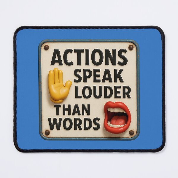 Item preview, Actions speak louder than words – Inspiring Art designed and sold by Girih.