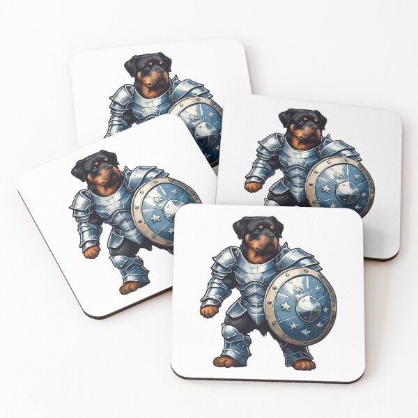 Item preview, Rottweiler Knight in Shiny Armour  designed and sold by MountAshDesigns.