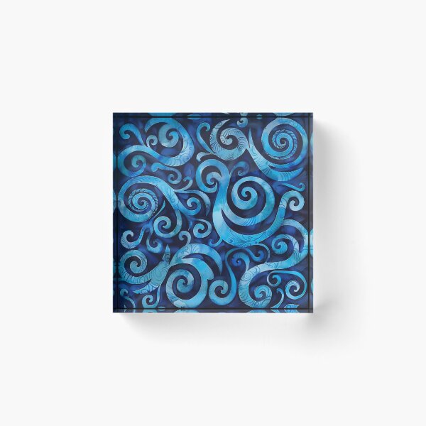 Item preview, New Zealand Paua Māori Pattern Koru Design 367 designed and sold by GrinGalore.