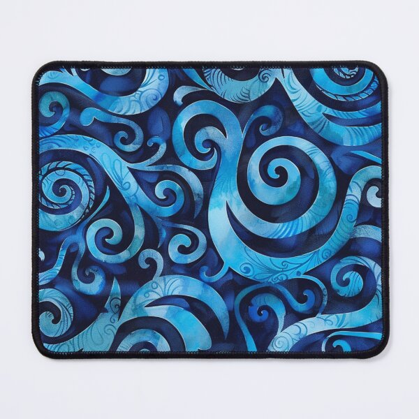 Item preview, New Zealand Paua Māori Pattern Koru Design 367 designed and sold by GrinGalore.