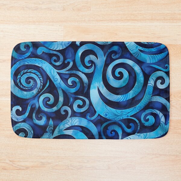 Item preview, New Zealand Paua Māori Pattern Koru Design 367 designed and sold by GrinGalore.