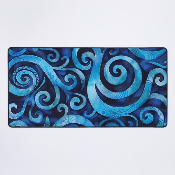 Item preview, New Zealand Paua Māori Pattern Koru Design 367 designed and sold by GrinGalore.