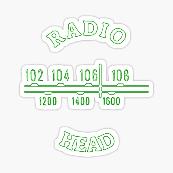 Artikel-Vorschau von Radiokopf Grün Weiß, designt und verkauft von JOSIALOGAN.
