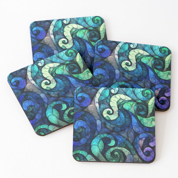 Item preview, New Zealand Paua Māori Pattern Koru Design 369 designed and sold by GrinGalore.
