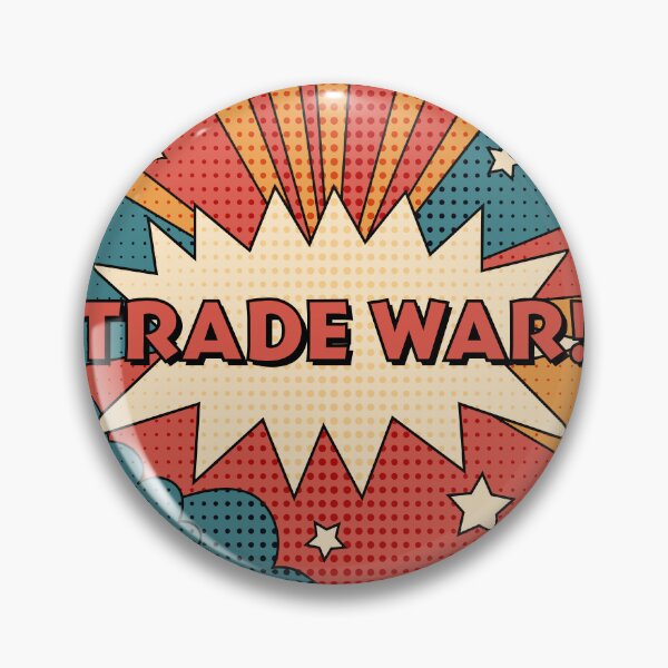 Item preview, Trade war concept illustrated with colorful comic style graphics featuring explosive designs designed and sold by Artchyzh.