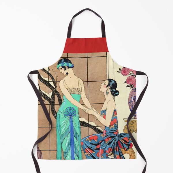 Item preview, Vintage Two Ladies French Art Deco Print designed and sold by Meliara Prints.