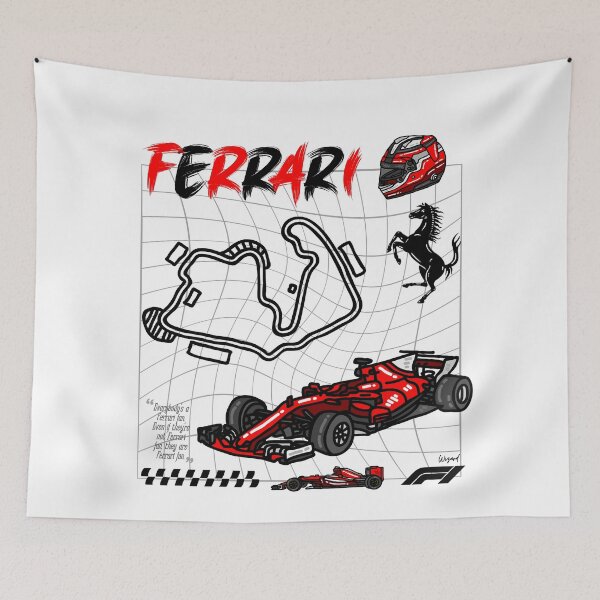 Item preview, Legendary Ferrari Formula 1 Racing Tribute – Bold & Dynamic F1 Design designed and sold by Wizard-shop1.